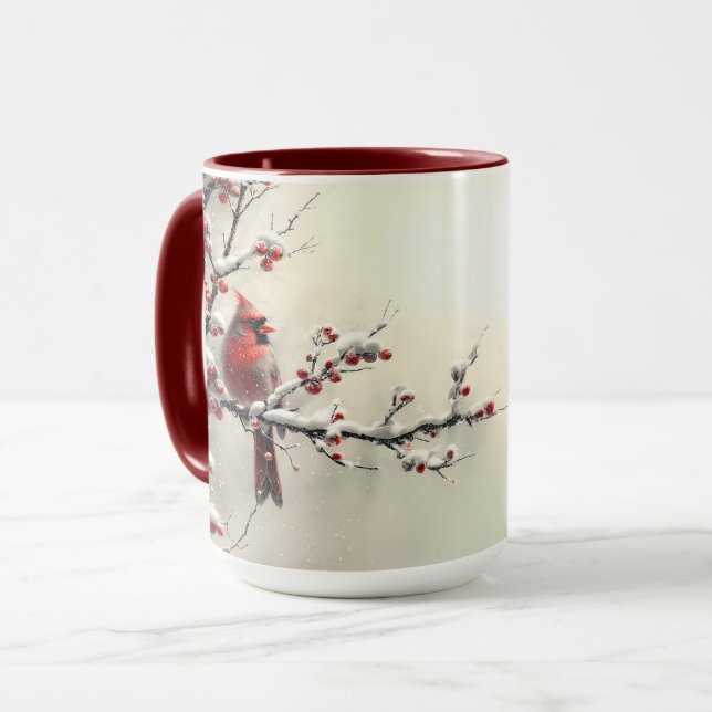 Taza Navidades Red Cardinal Holiday Mug (Anverso izquierdo)