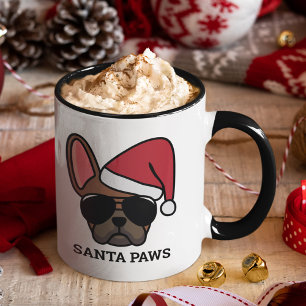 Taza Navidades Red Fawn Bulldog francés Mug