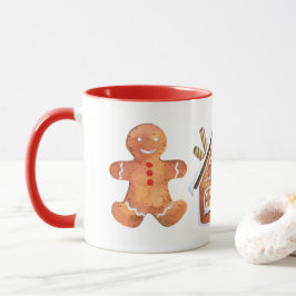 Taza Navidades regalo de pan de jengibre tazón de café