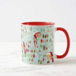 Taza Navidades Retro Café divertido / Té Regalo Mugs