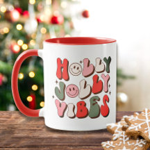 Navidades Retro Holly Jolly Vibes Festividades de 