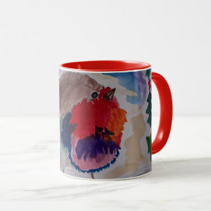 Taza Navidades Robin Mug