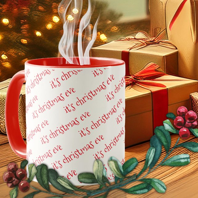 Taza Navidades rojos Eve Mug (Subido por el creador)