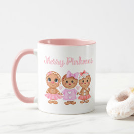 Taza Navidades rosados de Gingerbread Mug