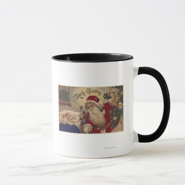 Taza Navidades saludandoOrnamentos colgantes de Santa (Derecha)
