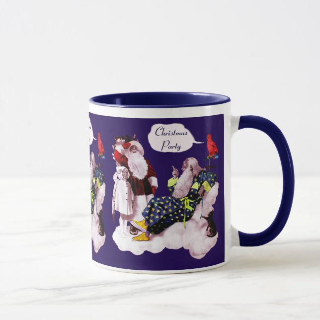 Taza NAVIDADES SANTA CLAUS, PEQUEÑO ANGEL Y MERLIN Fies (Derecha)