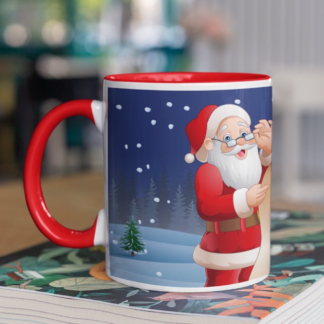 Taza Navidades Santa Claus Y Renos (Subido por el creador)
