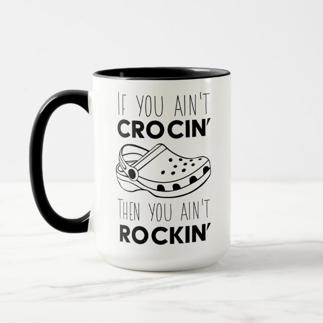 Taza Navidades, si no te cruzas no eres Rockins (Izquierda)