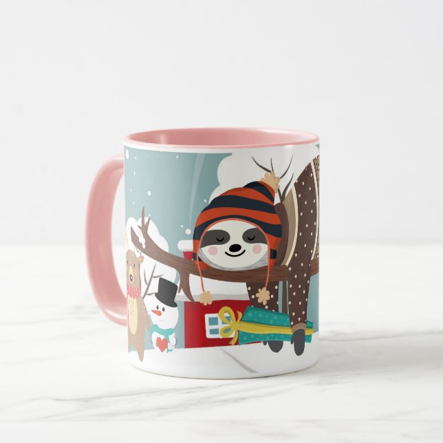 Taza Navidades Sloth (Anverso izquierdo)