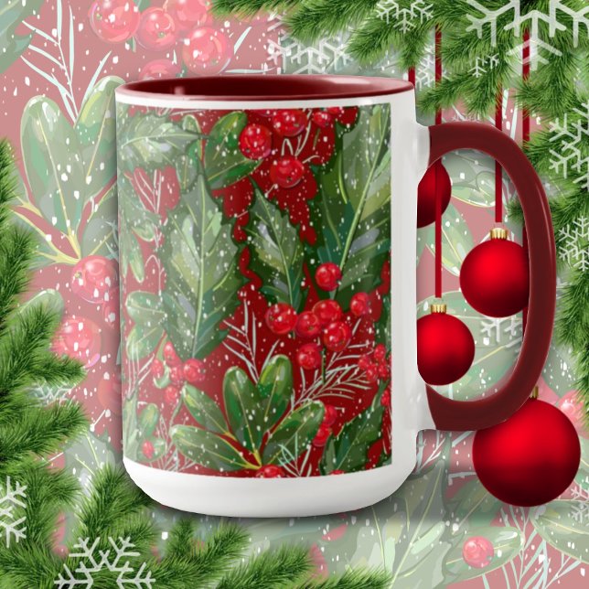 Taza Navidades Snow Holly (Subido por el creador)