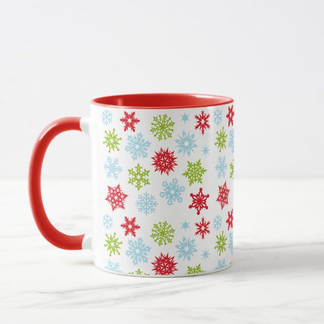 Taza Navidades Snowflakes Mug (Izquierda)