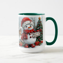 Taza Navidades Snowman