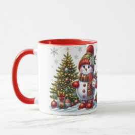 Taza Navidades Snowman mug