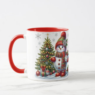 Taza Navidades Snowman mug
