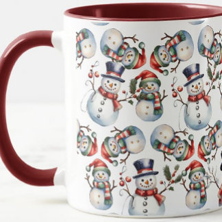 Taza Navidades Snowmen