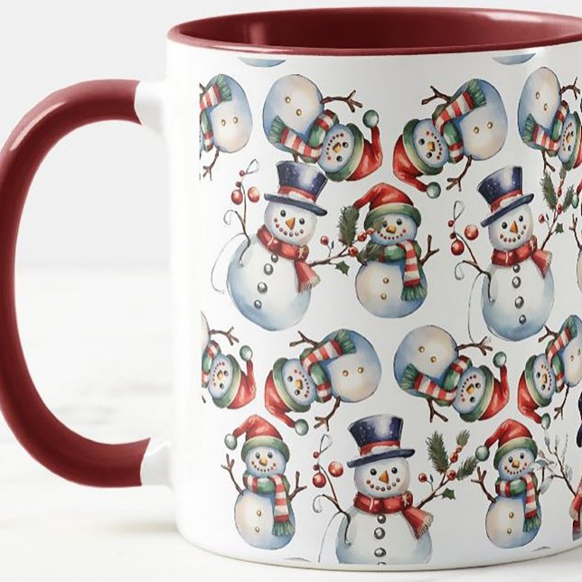 Taza Navidades Snowmen (Subido por el creador)