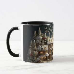 Taza Navidades Snowy Manor Storybook Wonderland