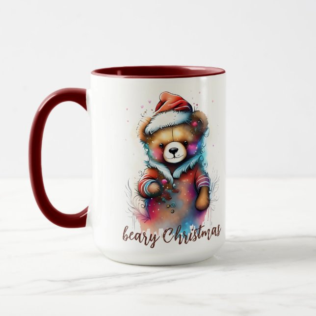 Taza Navidades Teddy con Navidades de Santa Hat Beary (Izquierda)