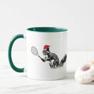 Taza Navidades Tenis Squirrel fango