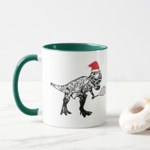 Navidades Tennis Dinosaur Mug