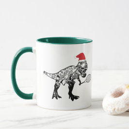 Taza Navidades Tennis Dinosaur Mug