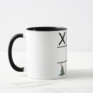 Taza Navidades Tic Tac Toe