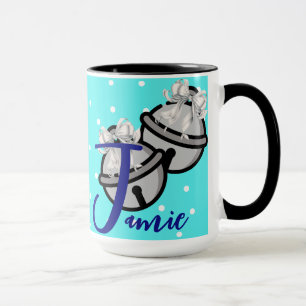 Taza Navidades Tiempo Personalizable Alfabeto Mug