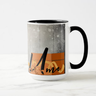 Taza Navidades Tiempo Personalizable Alfabeto Mug