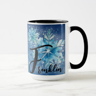 Taza Navidades Tiempo Personalizable Alfabeto Mug