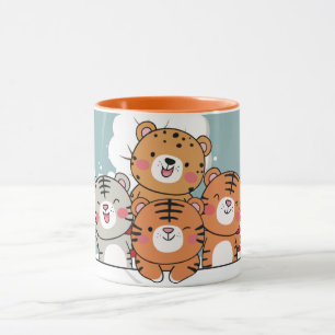 Taza Navidades Tigers Mug