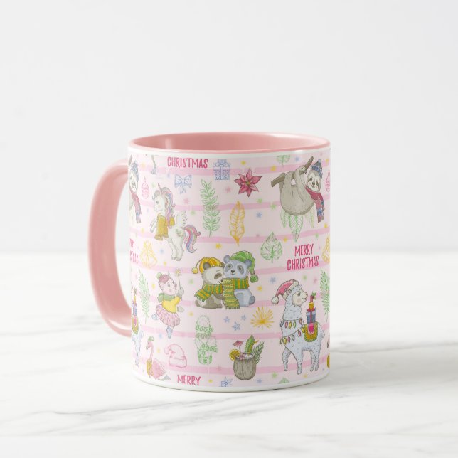 Taza Navidades tropicales Mug (Anverso izquierdo)