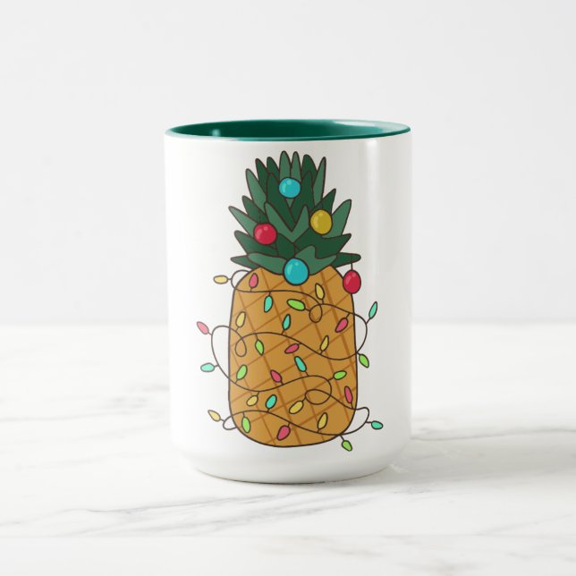 Taza Navidades tropicales piña (Centro)