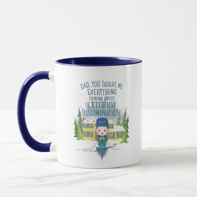 Taza Navidades Vacaciones Iluminación exterior (Izquierda)