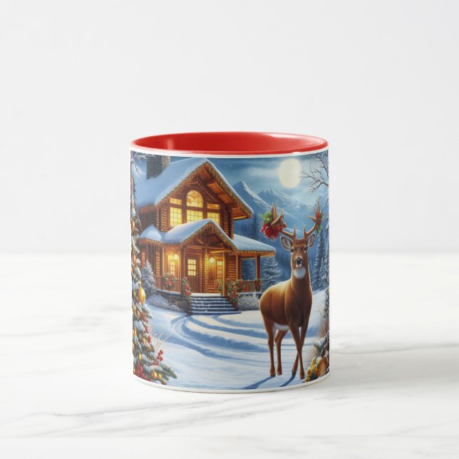 Taza Navidades/Winter Deer Lodge (Centro)