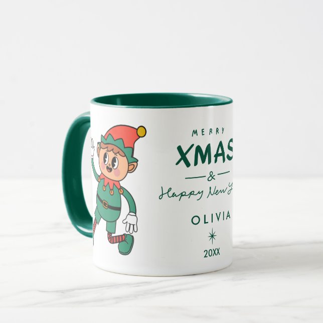 Taza Navideña Adorable (Anverso izquierdo)