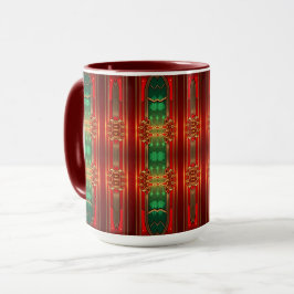 Taza Navideña Decorativa Roja