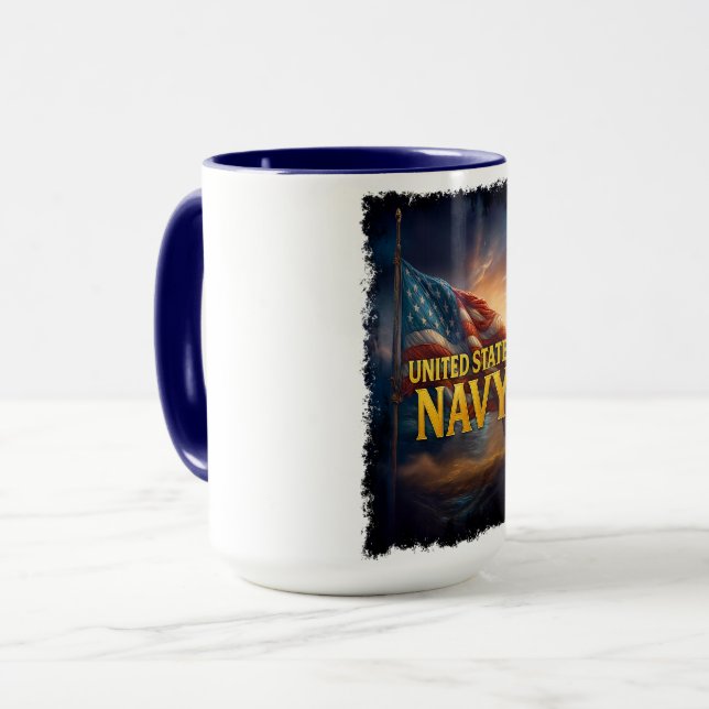 Taza Navy USN Veteran (Anverso izquierdo)
