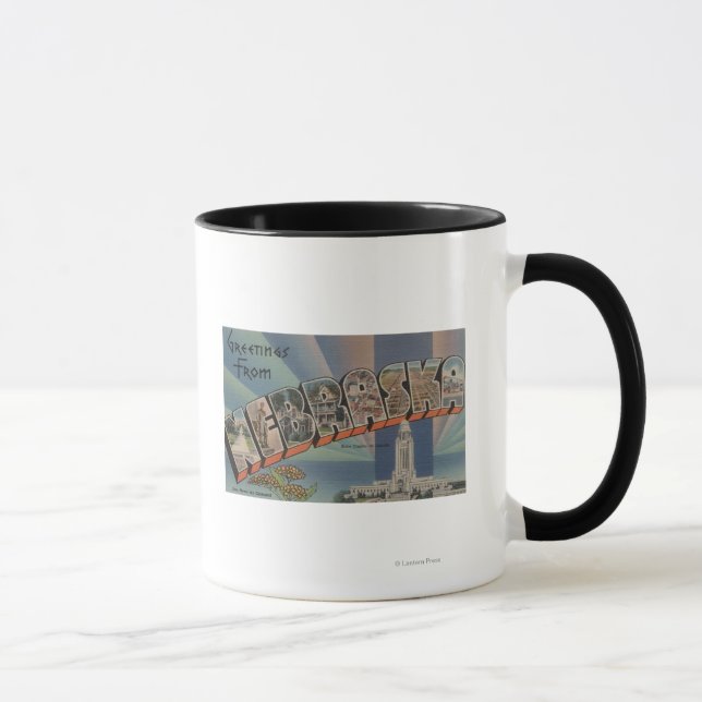 Taza Nebraska (Capital estatal/Flor) (Derecha)