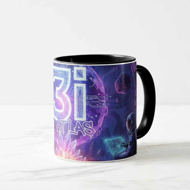 Taza Nebula Nomads Space Astronaut Sci-Fi 3i Atla (Anverso derecho)