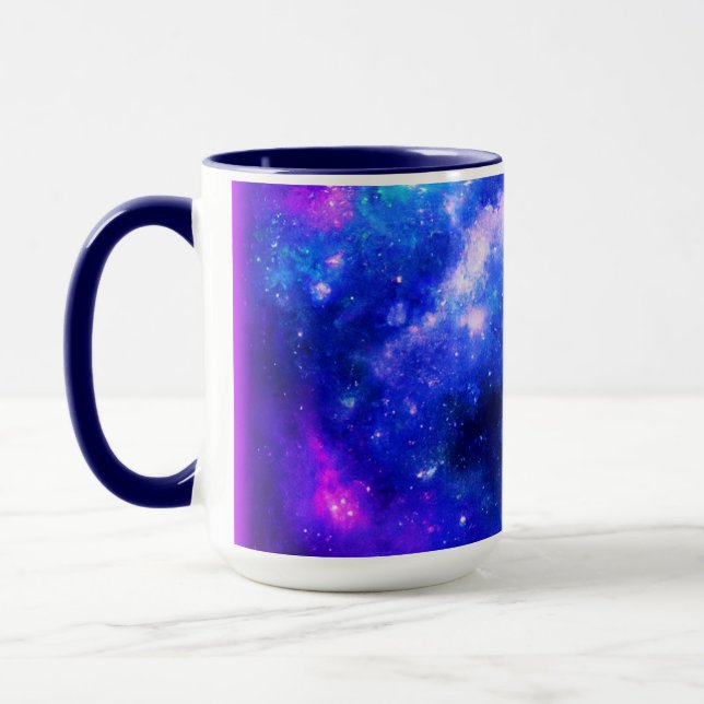 Taza "Nebula Stars" - Un asombroso arte digital. ¡Cómpr (Izquierda)