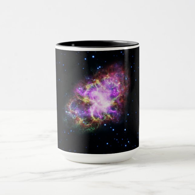 Taza Nebulosa de cangrejo Supernova Compuesto de hubble (Centro)