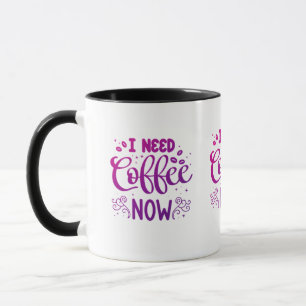 Taza Necesito Café Ahora Mug   Personalizado Ceramic Co