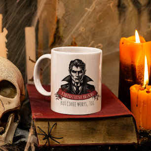 Taza Necesito Sangre Fresca Vampire Halloween