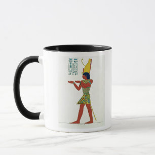 Taza Nectanebo I que lleva la corona doble