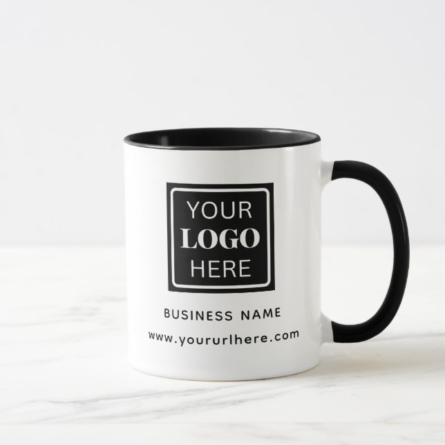 Taza Negocio promocional de logotipos (Derecha)