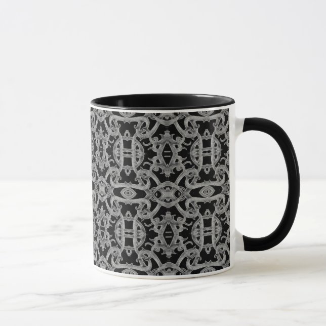 Taza Negra Combo GÓTICO (Derecha)