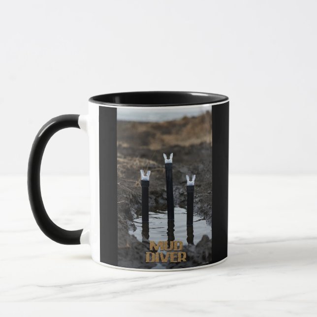 Taza negra combo Mud Diver 2 caras (Izquierda)