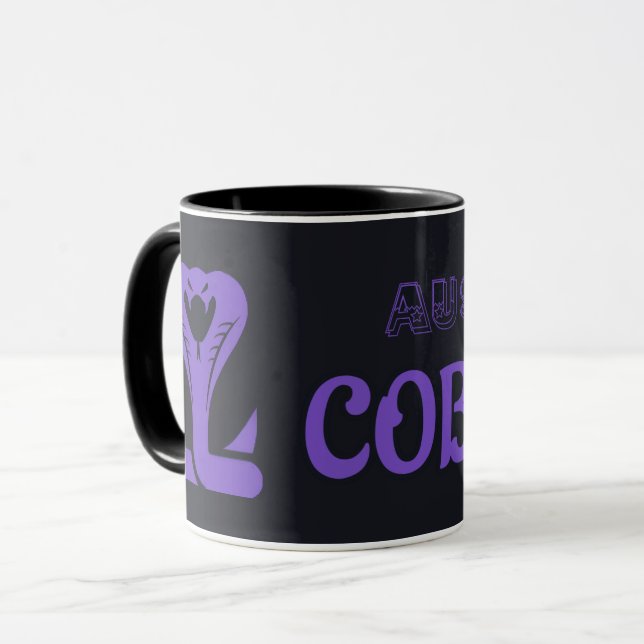 Taza negra de Austin Cobras (Anverso izquierdo)