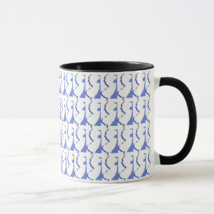 Taza negra del campanero de New Jersey