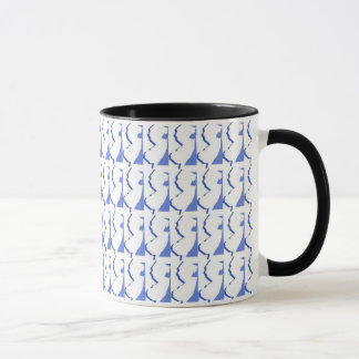 Taza negra del campanero de New Jersey